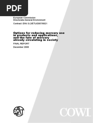 Study 2008 On Mercury Mercury Element Air Pollution - 