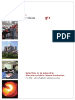Guideline - Coprocessing - Waste Materials in Cement Production PDF