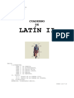 Cuaderno Latín II 2017-2018