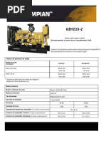 Especificaciones Tecnicas Generador OLYMPIAN GEH220-2