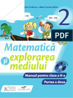 Matematica Si Explorarea Mediului. Manual Pentru Clasa A II-a (Partea A II-a)