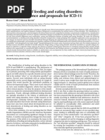 Classification of Feeding and Eating Disorders
