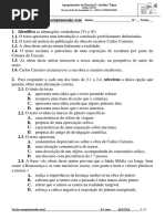 Teste compreensão oral