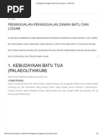 Download Peninggalan-peninggalan Zaman Batu Dan Logam _ LIFE NOTE by Muhammad Rahfiqa Zainal SN370043615 doc pdf