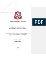 Análisis de Las Debilidades y Fortalezas de La PLMB