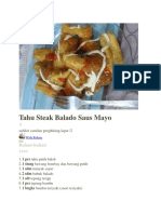 Resep Resep Saus