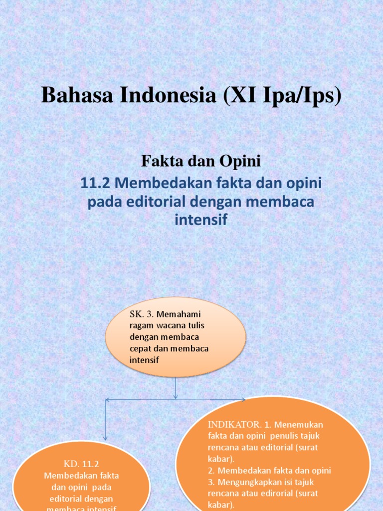 Ujian Fakta Dan Opini