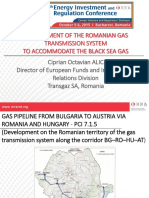 Development of The Romanian Gas Transmission System To Accommodate The Black Sea Gas