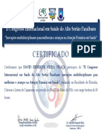 Congresso de Saúde do Alto Sertão Paraibano 2016