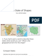 the state of shapes