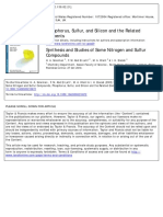 Synthesis and Studies of Some Nitrogen 