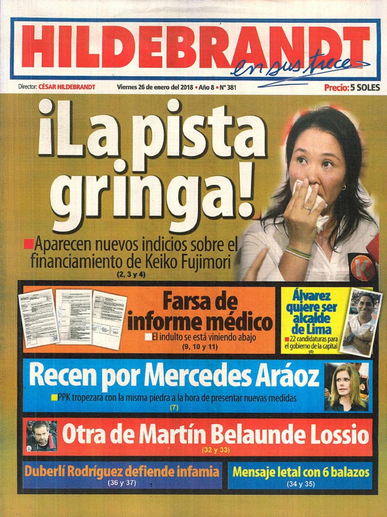 Hildebrandt en Sus Trece PDF PDF Thriller y crimen Política (general)