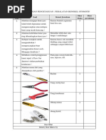 Instrumen Penilaian Pengetahuan-Peralatan Bengkel Otomotif