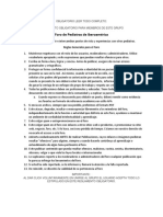 Reglamento de Foro de Pediatras de Iberoamerica