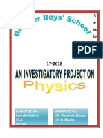 investigatory project title page
