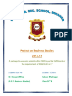 Project On Business Studie1