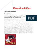 Manual Subliflex