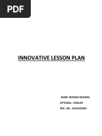 Innovative Lesson Plan