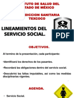 Lineamientos de Servicio Social para Enfermería