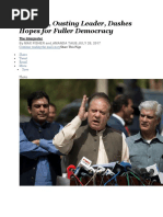 Pakistan, Ousting Leader, Dashes Hopes For Fuller Democracy: The Interpreter