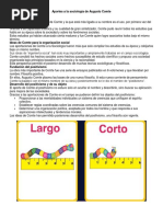 Aportes a La Sociología de Augusto Comte