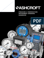 Ashcroft Pressure Temperature Instrument Ordering Handbook