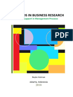 Methods in Business Research - Base Support in Management Process