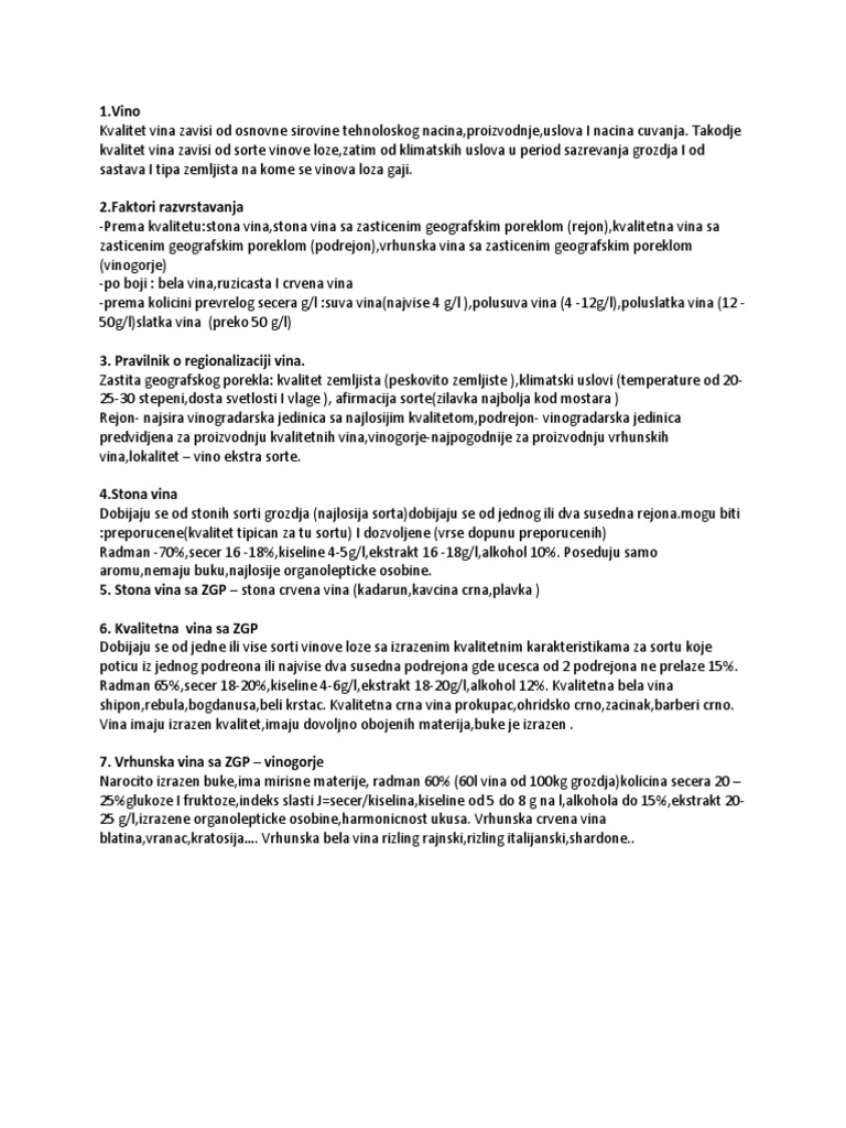 Vino | PDF