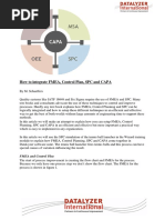 Integrate FMEA and SPC