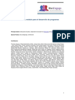 Hombres y Niños; módulo para el desarrollo de programas