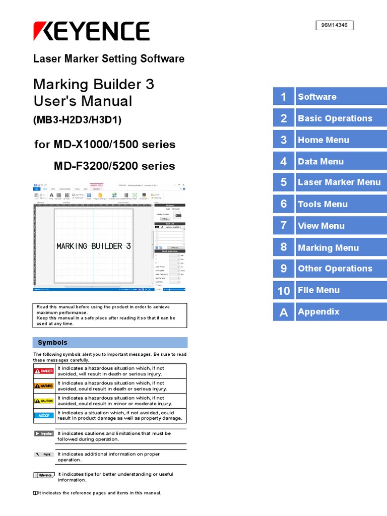 MarkingBuilder3 UM 96M14346 14270 E 11261 PDF Installation