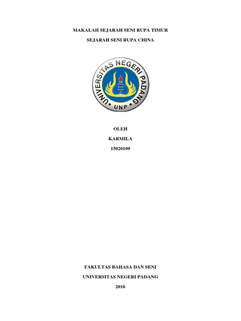 Sejarah Karya Seni Rupa Cina | PDF