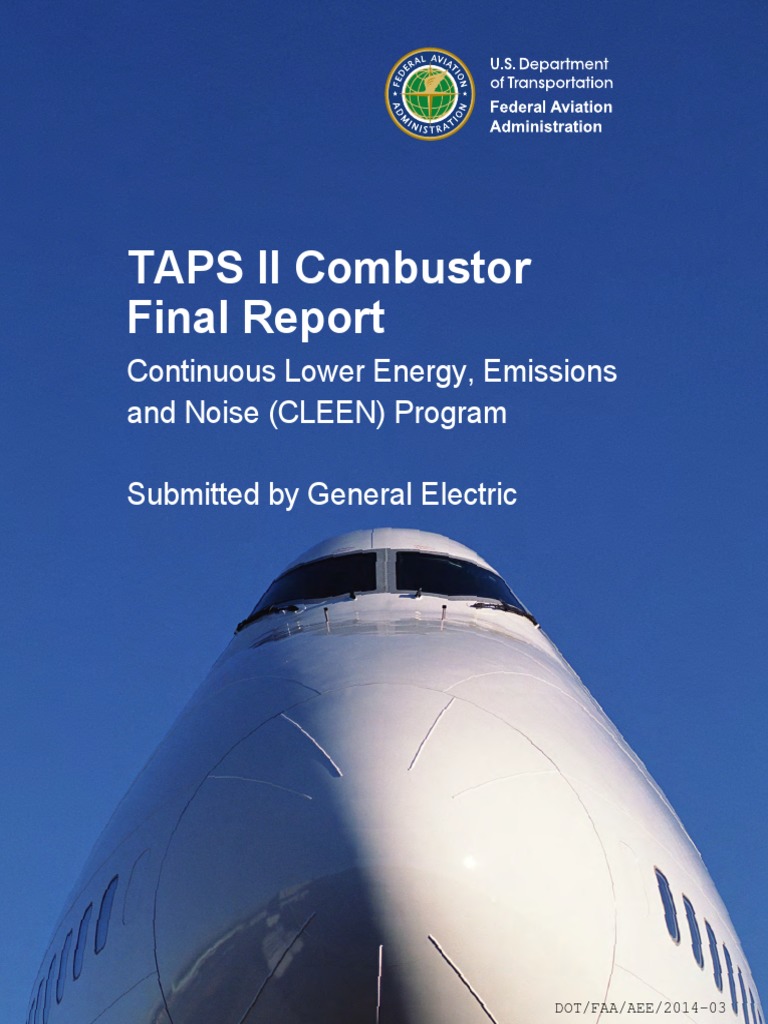 TAPS II Combustor Development Report | PDF | N Ox | Combustion