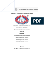 Legislación Del Comercion Electrónico