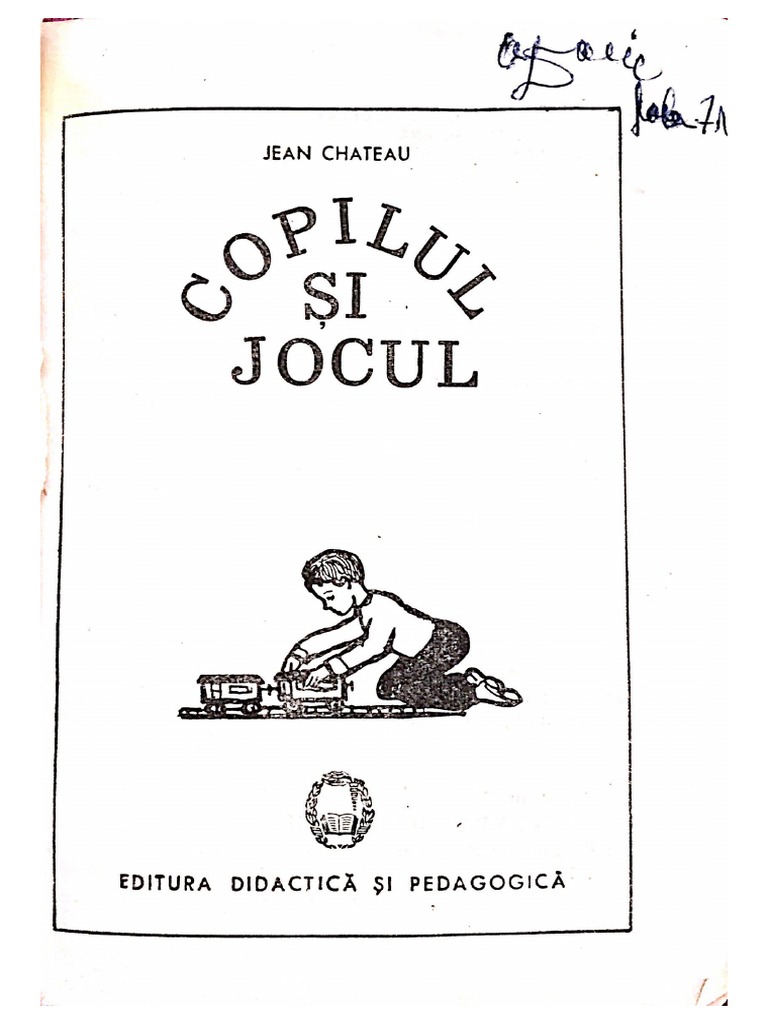 Chateau Copilul Si Jocul