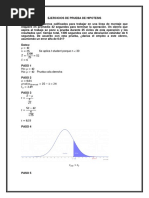 Unidad 4 Ejercicios | PDF | Prueba de hipótesis estadísticas | Hipótesis