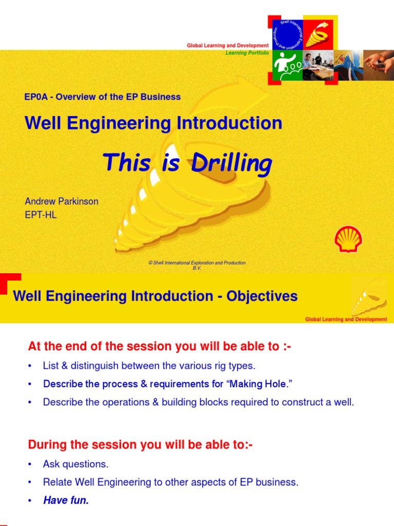 Well Engineering Introduction (01 - Rigs) | PDF | Drilling Rig ...