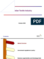 Indian Textile Industry: October 2006