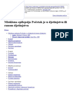 Misc - Mioklona Epilepsija Poče... U Ili Ranom Djetinjstvu PDF