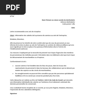 Information Salaries Video Surveillance Pdf
