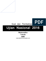 Soal Pembahasan Ujian Nasional Matematika Teknik 2016 PDF