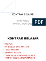 Kontrak Belajar Baitul Arqam PDM Trenggalek 2017