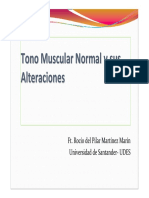 Tono Muscular Normal y Sus Alteraciones. para 3º y 4º Medios