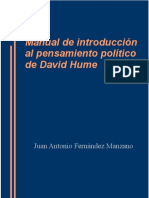 2015 Manual de introducción al pensamiento político de David Hume