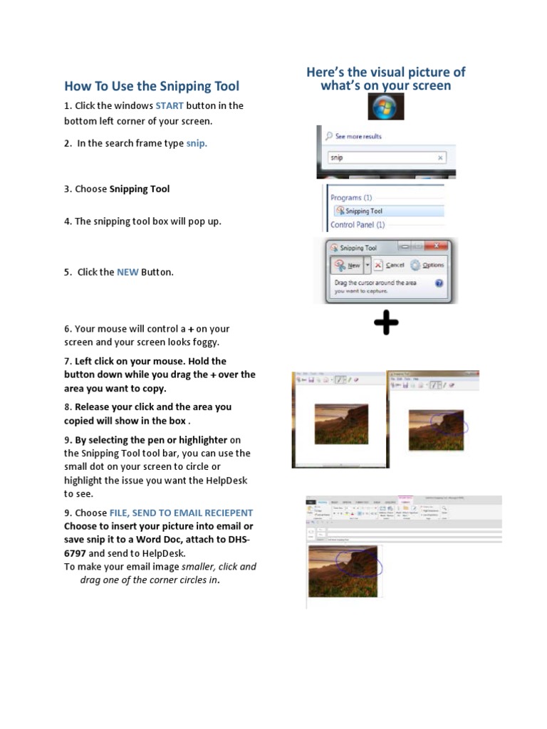 Snipping Tool Usage Guide | PDF | Career & Growth - Scribd