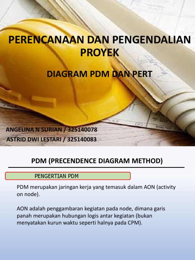 Diagram PDM dan PERT dalam Proyek | PDF | Komputer