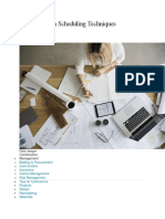 4 Construction Scheduling Techniques