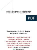 Istilah Medical Error