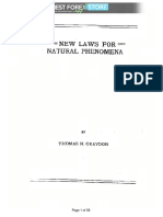 New Laws For Natural Phenomena