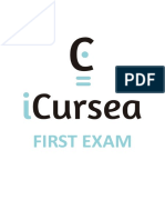 Icursea and Examination F